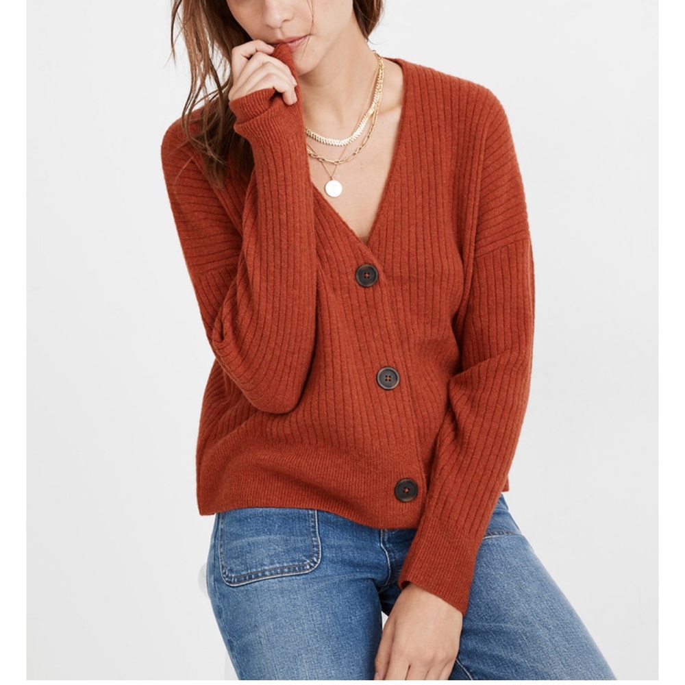 Madewell Cameron Ribbed Cardigan size XXS